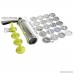 Cookie Press Kit Aluminum Includes 20 Discs & 4 Icing Tips - B01HHKFV72